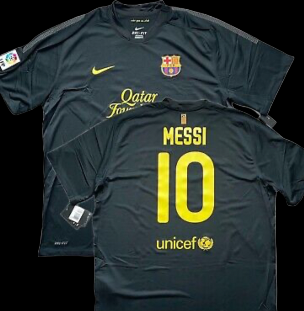Maillot Rétro FC Barcelone 2011/12 Extérieur Messi – vue 2