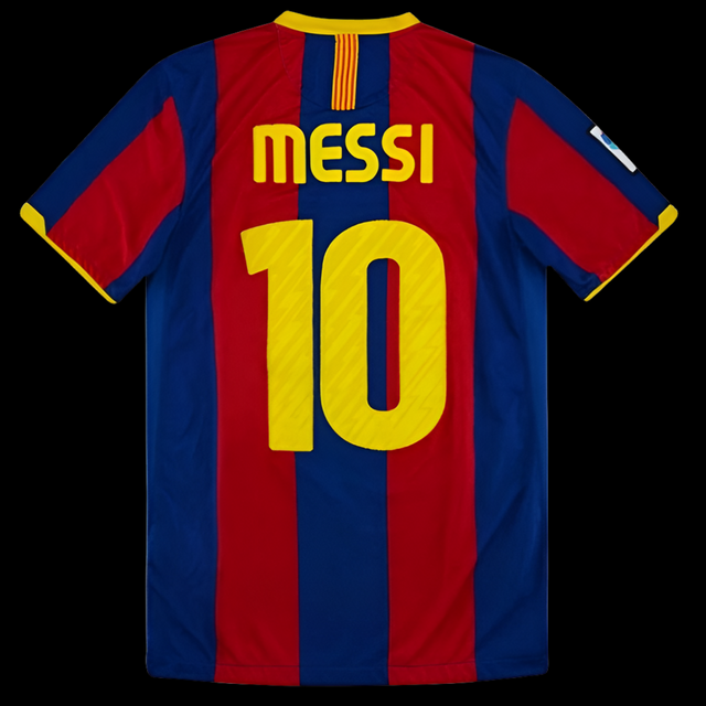Maillot Rétro FC Barcelone 2010/11 Domicile Messi – vue 2
