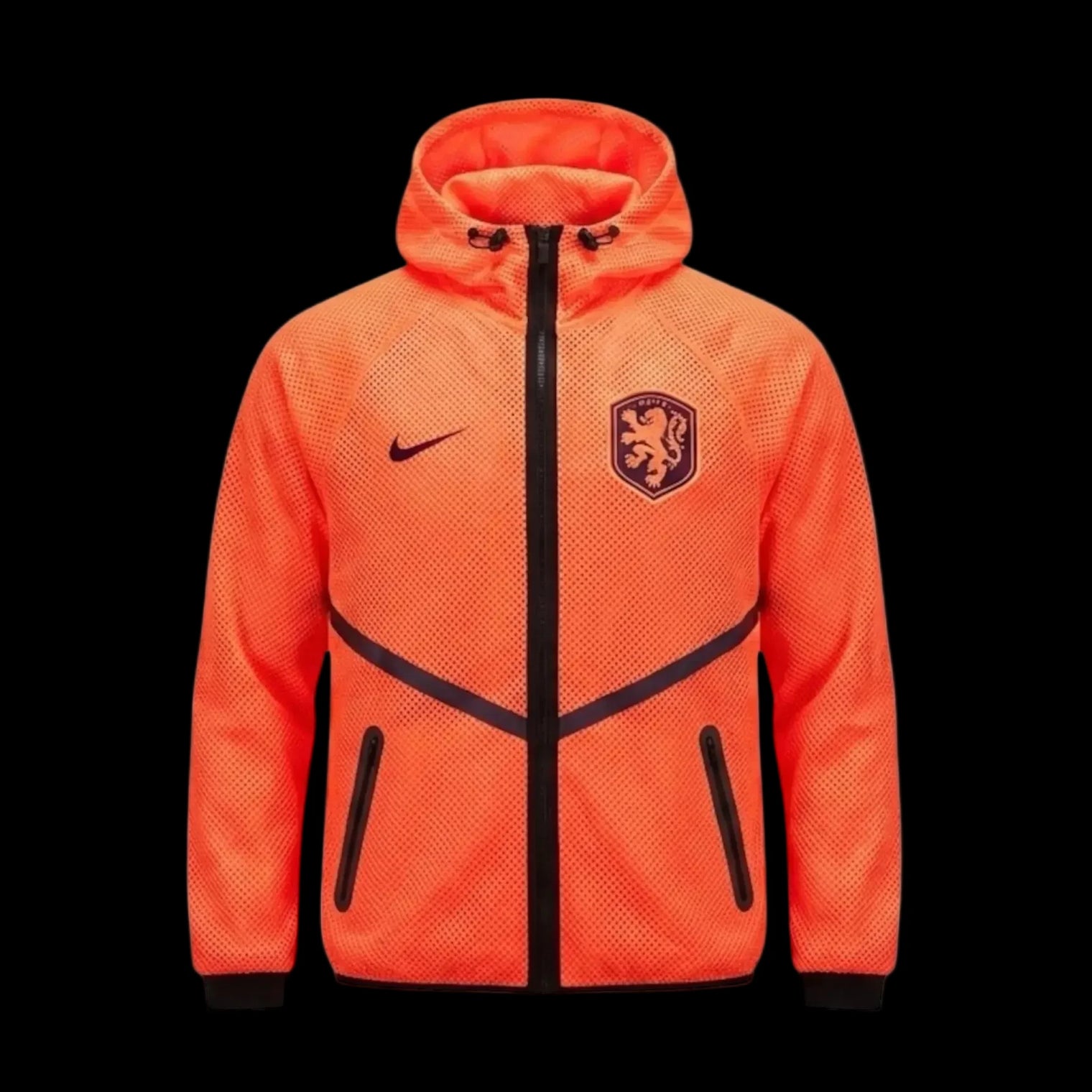 Coupe vent Pays-Bas Veste Training Homme 2026 Orange