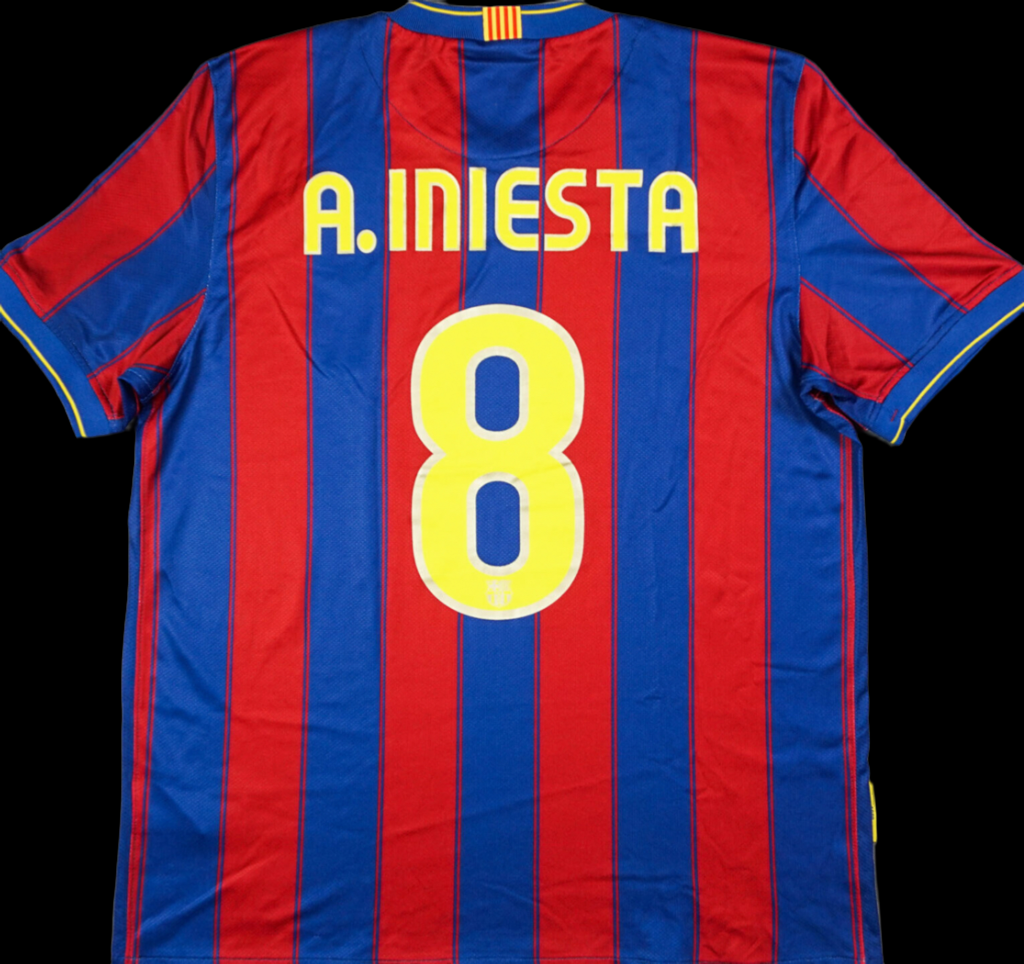 [INIESTA] BARCELONA 09/10 RETRO DOM