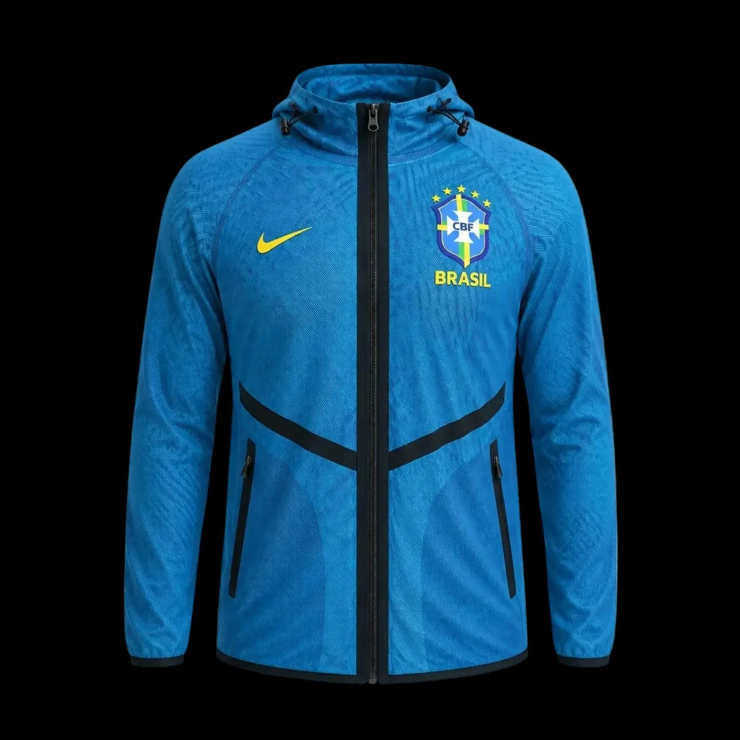 Veste Brésil Coupe-Vent Bleu Training Homme 2026