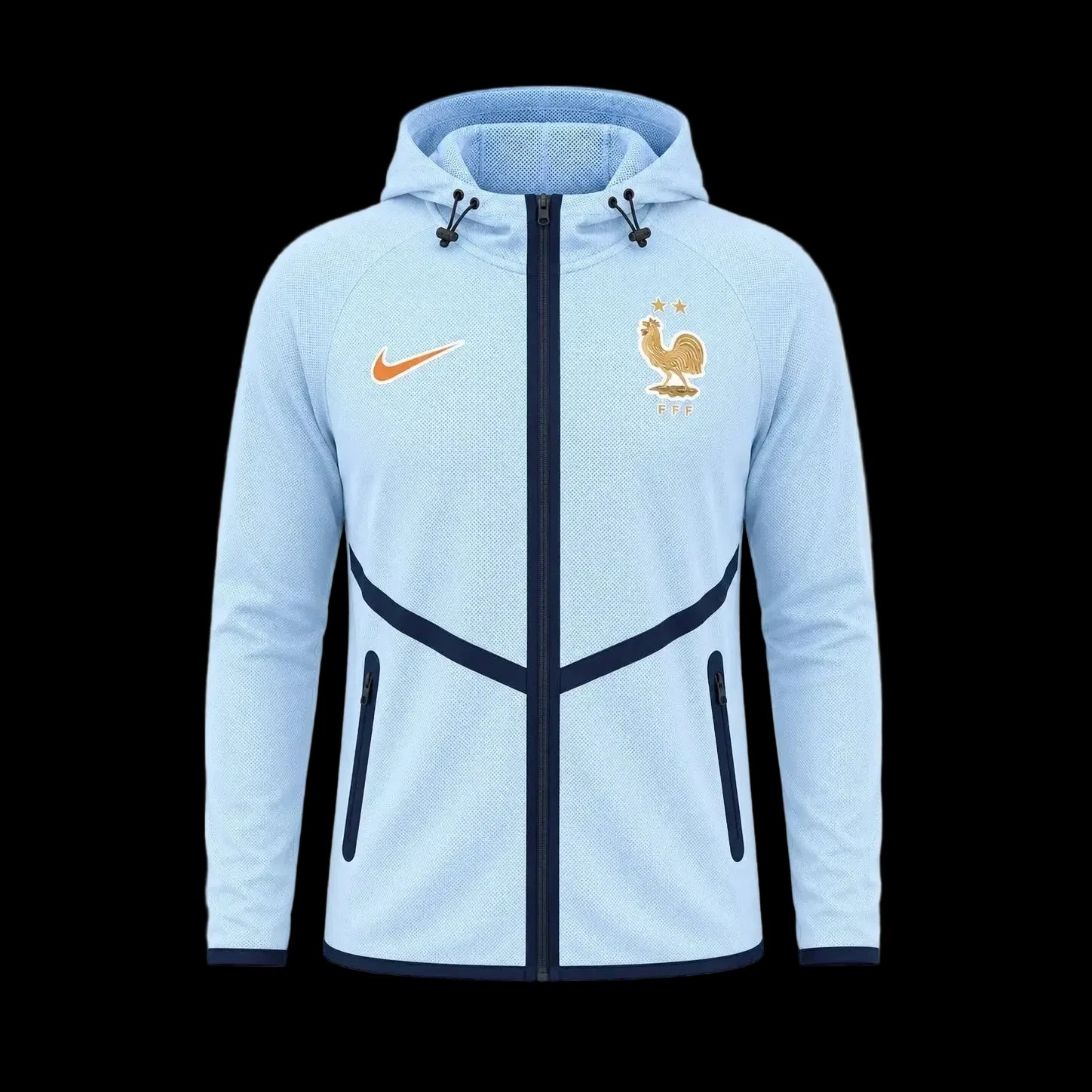 Veste Coupe-Vent Bleu France Training Homme 2026 2027
