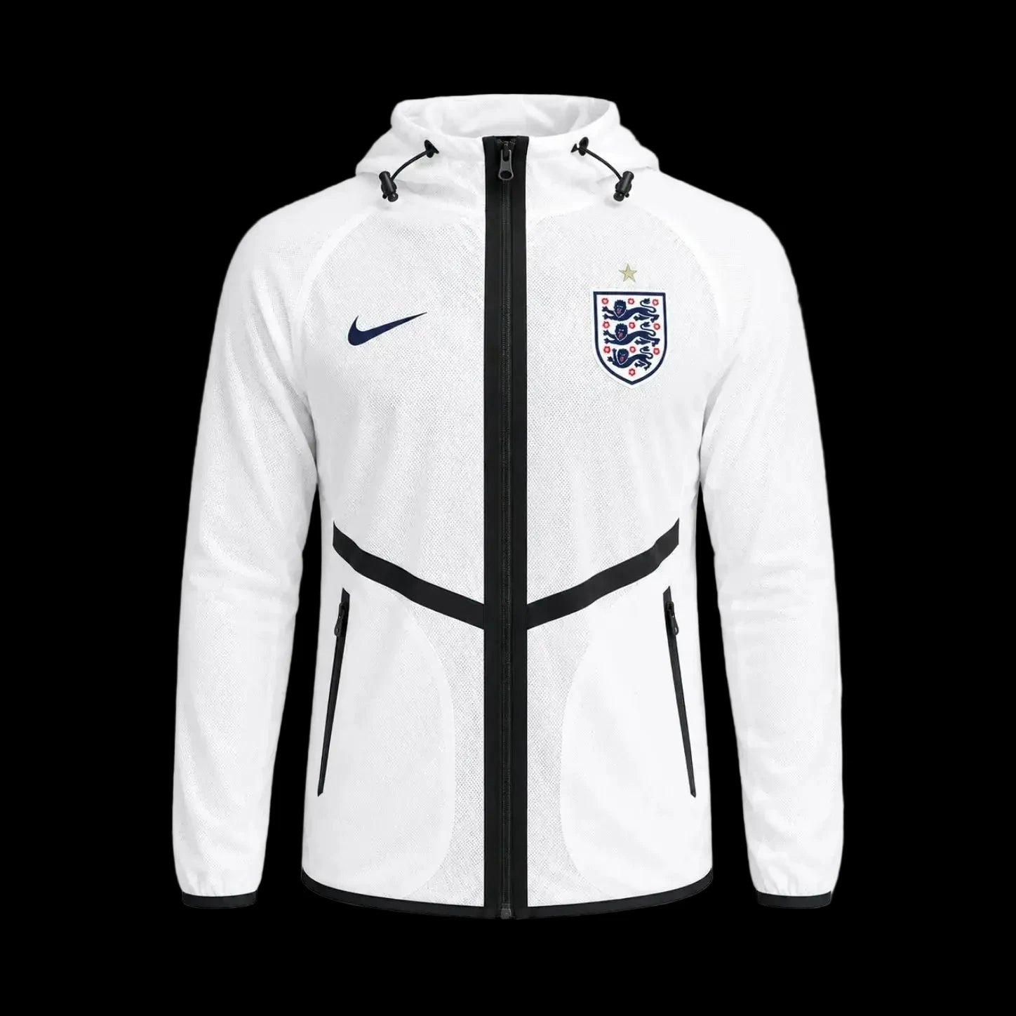 Veste Angleterre Coupe-Vent Blanc Training Homme 2026