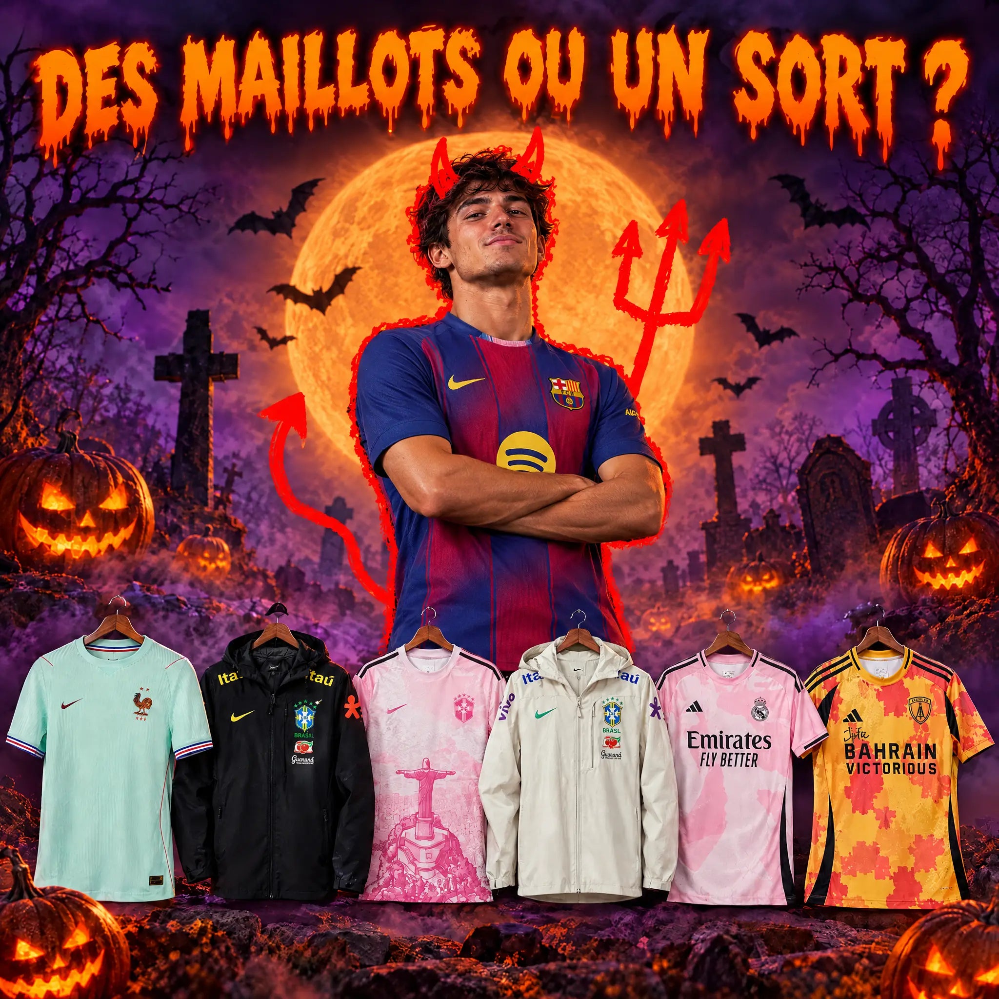 Des maillots ou un sort ? Offre Halloween Top Maillots